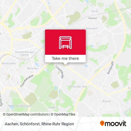 Aachen, Schönforst map