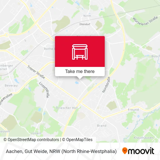 Карта Aachen, Gut Weide