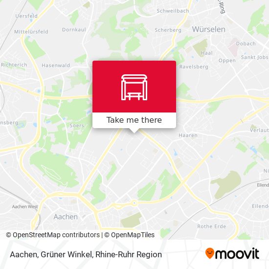 Aachen, Grüner Winkel map