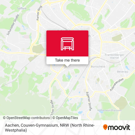 Aachen, Couven-Gymnasium map