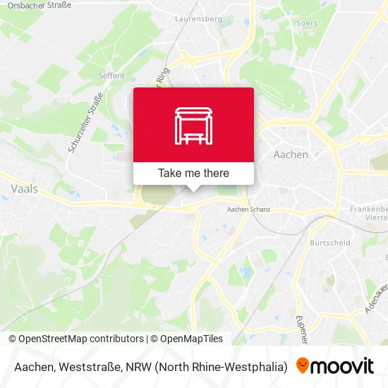 Карта Aachen, Weststraße