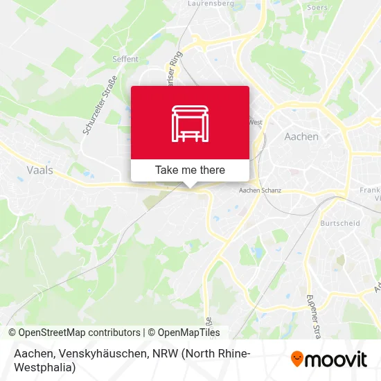 Aachen, Venskyhäuschen map