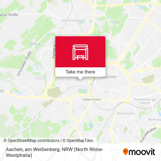 Карта Aachen, am Weißenberg