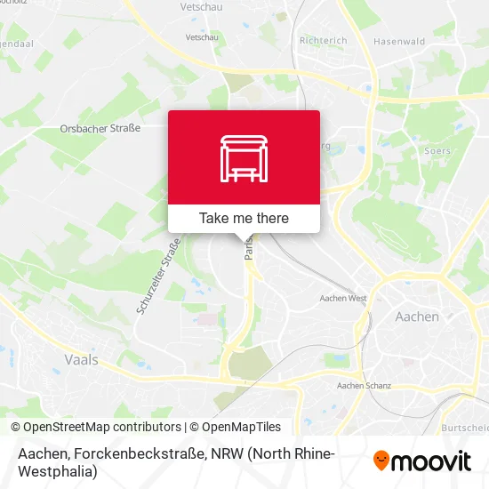 Карта Aachen, Forckenbeckstraße