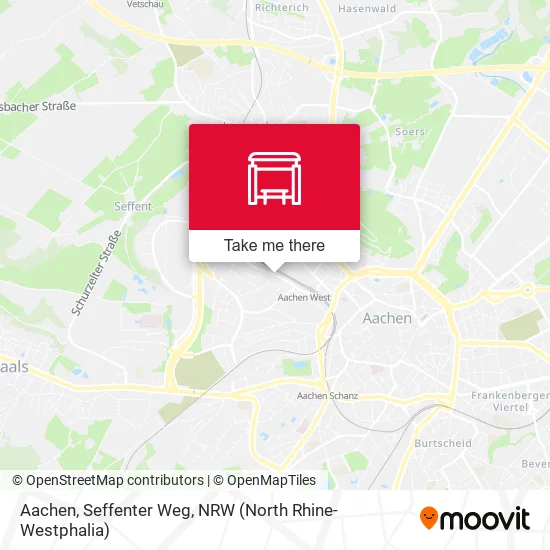 Карта Aachen, Seffenter Weg