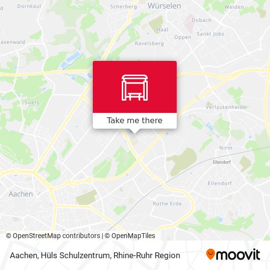 Aachen, Hüls Schulzentrum map