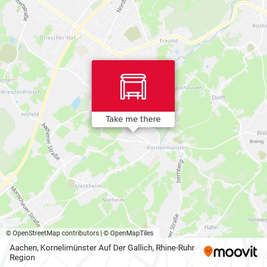 Aachen, Kornelimünster Auf Der Gallich map