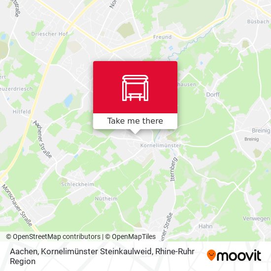 Aachen, Kornelimünster Steinkaulweid map