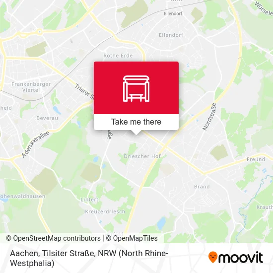 Карта Aachen, Tilsiter Straße