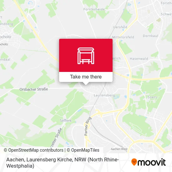 Карта Aachen, Laurensberg Kirche