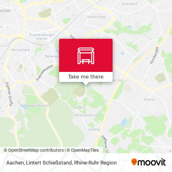 Aachen, Lintert Schießstand map