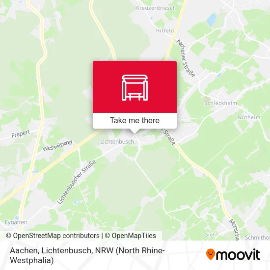 Карта Aachen, Lichtenbusch