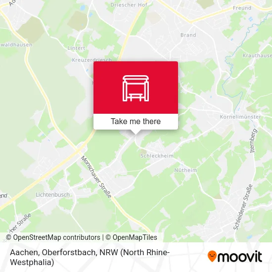 Карта Aachen, Oberforstbach