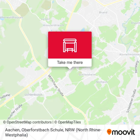 Карта Aachen, Oberforstbach Schule