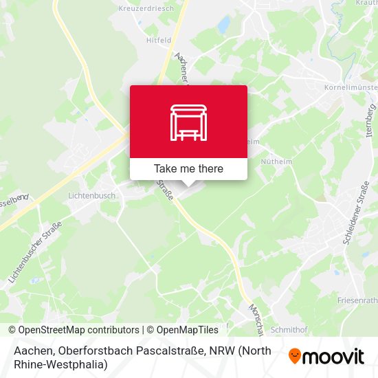 Карта Aachen, Oberforstbach Pascalstraße