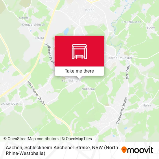 Карта Aachen, Schleckheim Aachener Straße