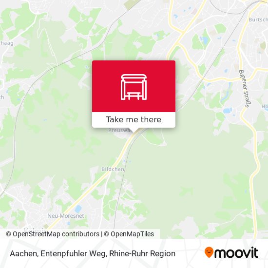 Aachen, Entenpfuhler Weg map