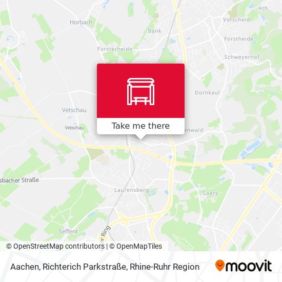 Aachen, Richterich Parkstraße map