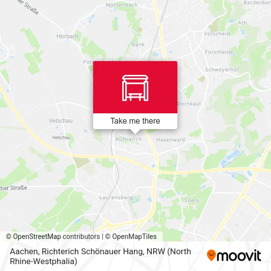 Карта Aachen, Richterich Schönauer Hang