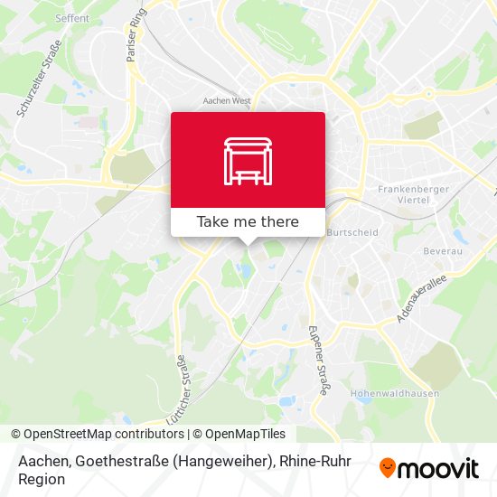 Aachen, Goethestraße (Hangeweiher) map