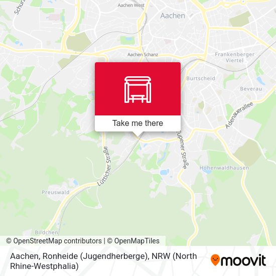 Карта Aachen, Ronheide (Jugendherberge)