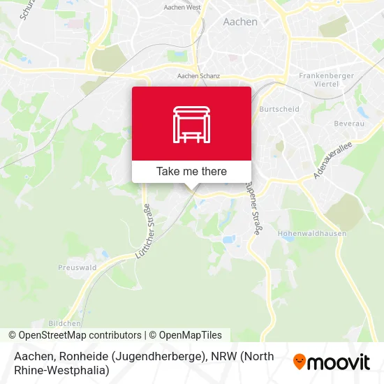 Карта Aachen, Ronheide (Jugendherberge)