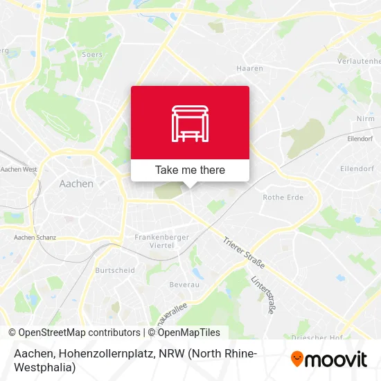 Карта Aachen, Hohenzollernplatz