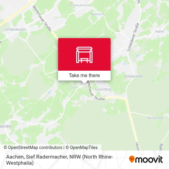 Aachen, Sief Radermacher map