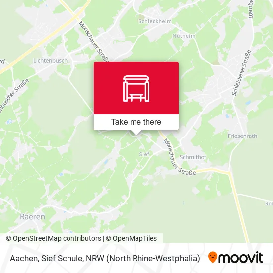 Карта Aachen, Sief Schule