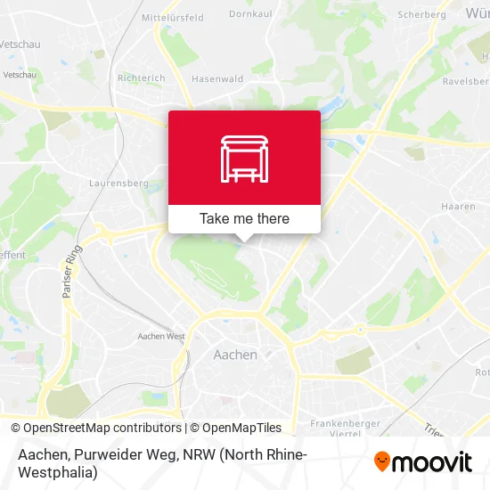 Карта Aachen, Purweider Weg