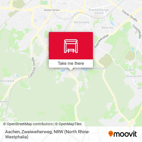 Карта Aachen, Zweiweiherweg