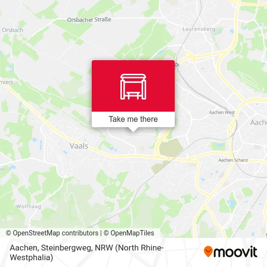 Карта Aachen, Steinbergweg
