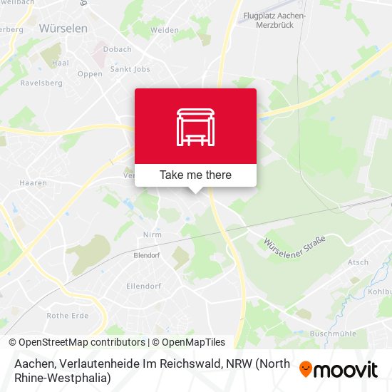 Карта Aachen, Verlautenheide Im Reichswald