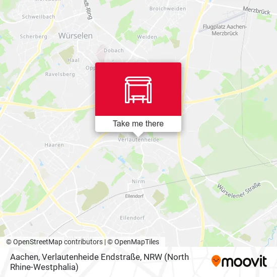 Карта Aachen, Verlautenheide Endstraße