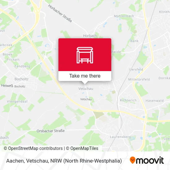 Карта Aachen, Vetschau