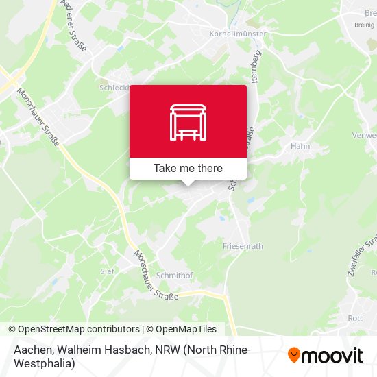 Карта Aachen, Walheim Hasbach