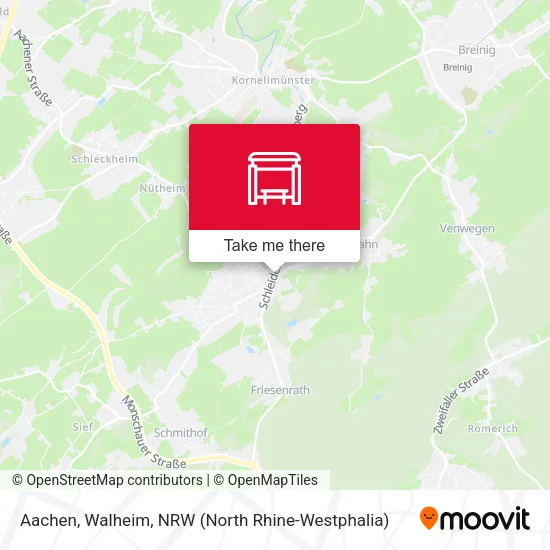 Карта Aachen, Walheim