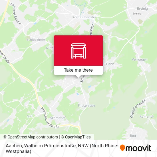 Карта Aachen, Walheim Prämienstraße