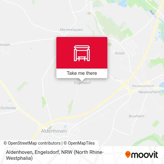 Aldenhoven, Engelsdorf map