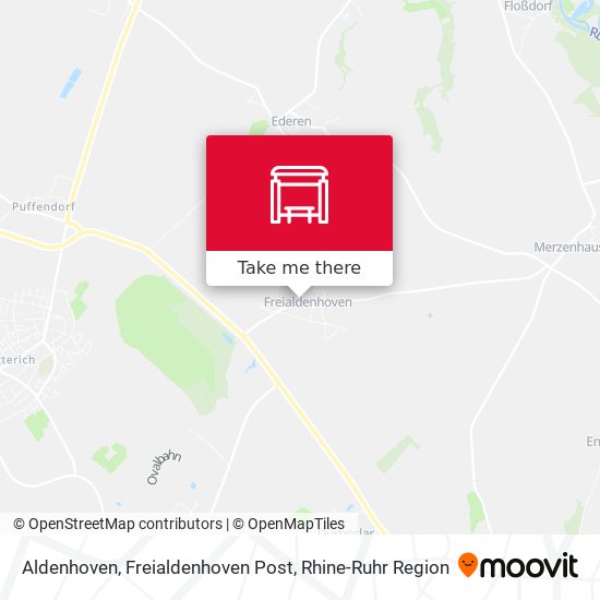 Aldenhoven, Freialdenhoven Post map