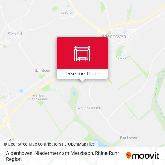Aldenhoven, Niedermerz am Merzbach map