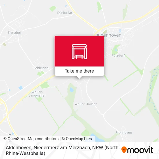 Карта Aldenhoven, Niedermerz am Merzbach