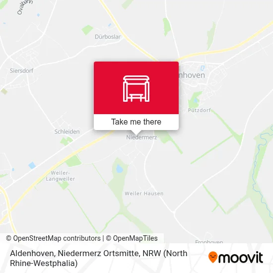 Aldenhoven, Niedermerz Ortsmitte map