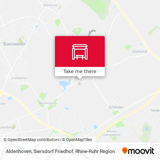 Aldenhoven, Siersdorf Friedhof map