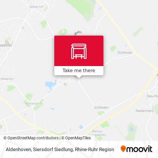 Aldenhoven, Siersdorf Siedlung map