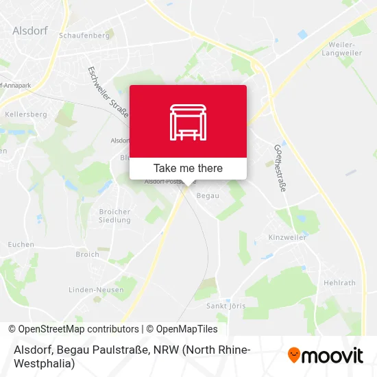 Alsdorf, Begau Paulstraße map