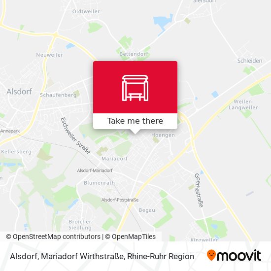 Alsdorf, Mariadorf Wirthstraße map