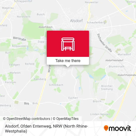 Alsdorf, Ofden Entenweg map