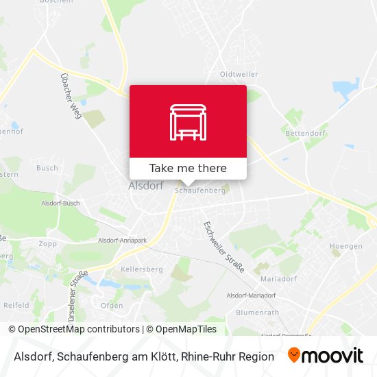 Alsdorf, Schaufenberg am Klött map