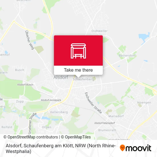 Карта Alsdorf, Schaufenberg am Klött